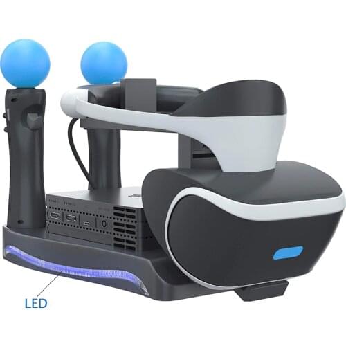 PS4 PS VR Storage Stand PSVR Headset CUH-ZVR2 2th Holder Bracket PS 4 Move Charging Dock Station for Sony PS4 Games