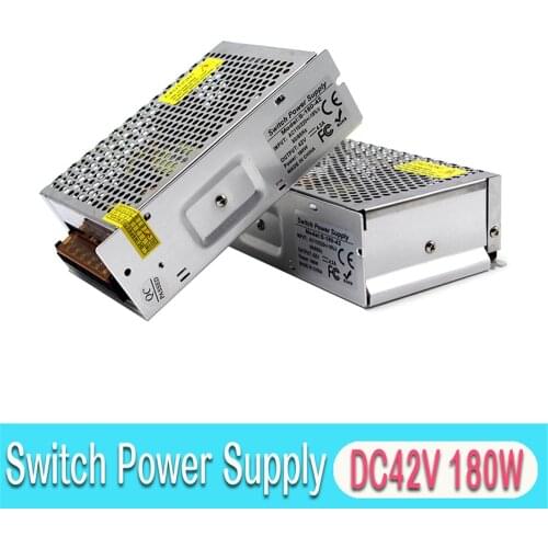 Regulated DC42V Power supply 4.3A 180W Driver Transformers 110v 220V AC DC 42V SMPS For LED Lighting Stepper Motor CNC Router