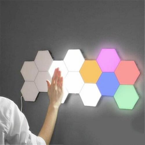 RGB LED Touch light Seven color USB rechargeable Festival light night lamp Sensitive Lighting for bedroom living room
