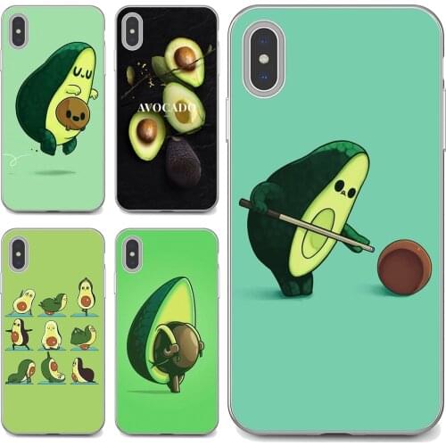 For Huawei P30 P40 P20 P7 P8 P9 P10 Lite Plus Pro 2015 2016 2017 Mini Silicone Bag Case Delicious-Avocado