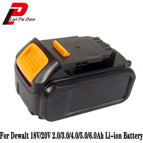 Li-Ion 18V/20V 5.0Ah Replacement Power Tool Battery For DEWALT DCB182,DCB200,DCB204,DCB183,DCB184