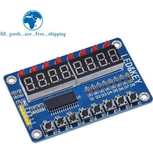 SPKey Display For AVR Arduino New 8-Bit Digital LED Tube 8-Bit TM1638 Module