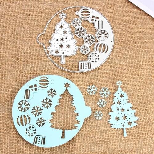 Carbon Steel Metal Craft Snow Tree Paper Die Cutting Dies For Scrapbooking/DIY Christmas Wedding Halloween Cards Hand Account