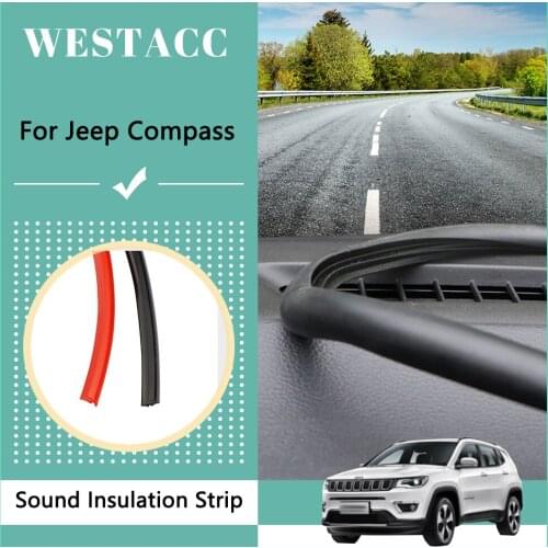 Car Front Windshield Seal Sound Insulation Strip Dustproof Strip for Jeep Compass 2017 - 2021 Interior Accessories