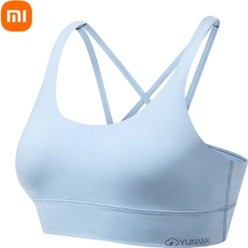 YUNMAI Moisture absorption Quick-drying sports female underwear shockproof vest Running yoga Training sports bra woman