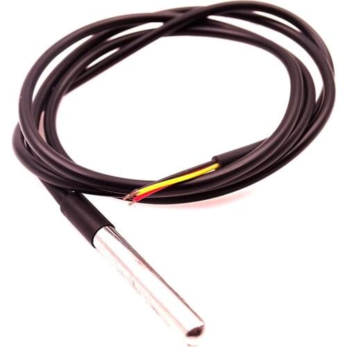 1pcs DS1820 Stainless Steel Package Waterproof DS18b20 Temperature SensorTemperature Sensor for Arduino