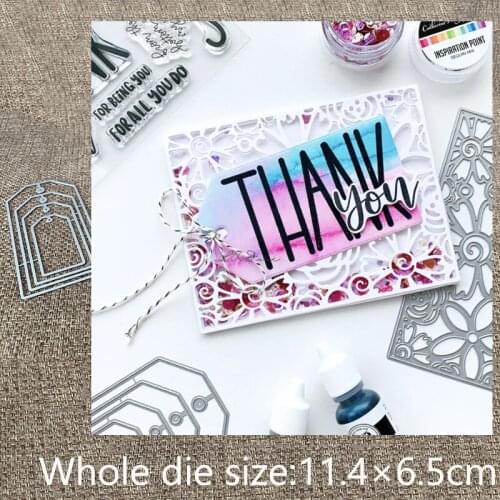 XLDesign Craft Metal Cutting Dies stencil mold Layered Tag decoration scrapbook Album Paper Card Craft Embossing die cuts