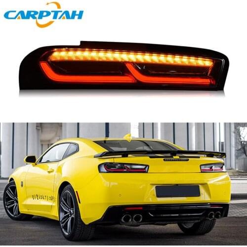Car Styling Tail Lights Taillight For Chevrolet Camaro 2016 2017 2018 Rear Lamp DRL + Dynamic Turn Signal + Reverse + Brake LED
