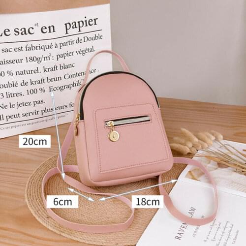 Women Shoulder Crossbody Bags Chain Backpack Wild Rucksack Handbag Coin Purse