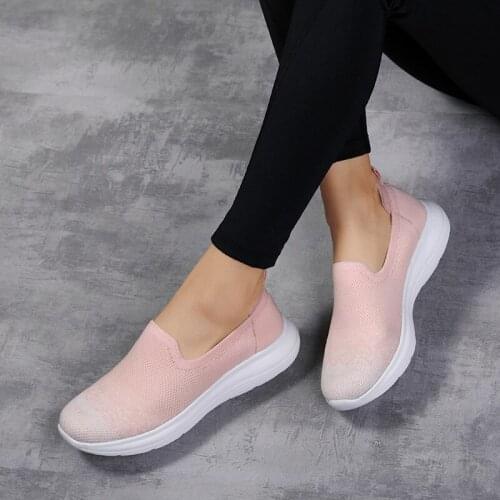 Large Size Womens Shoes Fashion Casual Single Shoes Middle-aged And Elderly Walking Shoes 2021 Spring And Autumn New