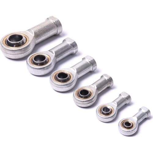 1Pcs M6/M8/M10/M16 Bearing Steel Fish eye Left Internal Thread Rod End Joint Bearing Female Ball Bearing