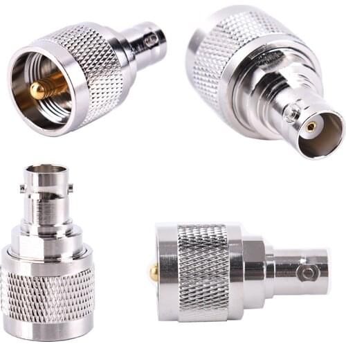 1pc High Quality PL-259 UHF Male Plug To BNC SOCKET Female RF Coaxial Adapter Connector