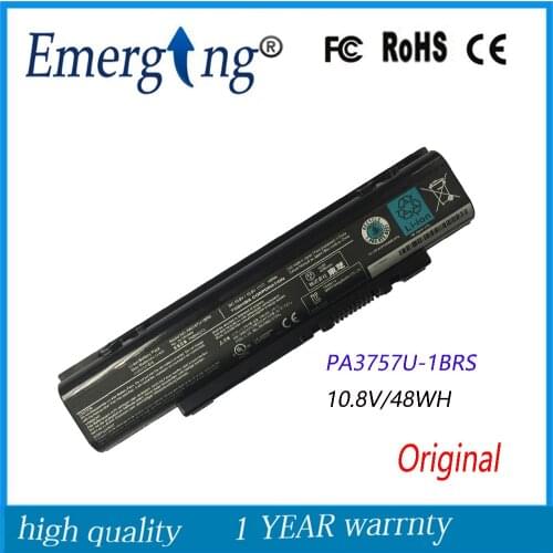 10.8V 48Wh New Original Laptop Battery for Toshiba Qosmio PA3757U-1BRS PABAS213 F60 F750 F755 T750 T851