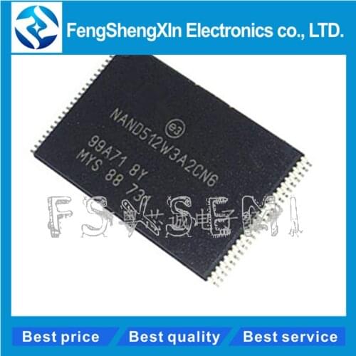 10pcs/lot NAND512W3A2CN6 NAND512W3A2CN6E TSSOP-48 Flash Memories IC chip