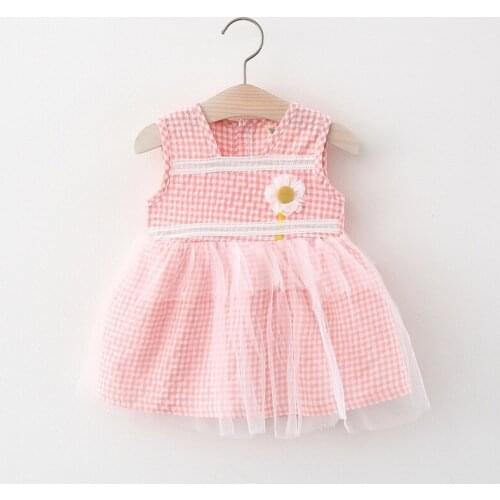 4 pieces/lot) 2021 New Arrival Girls Summer Dress 040307