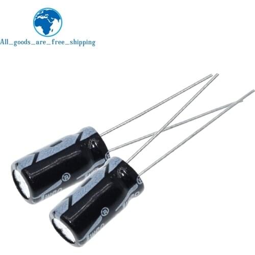50PCS Higt quality 35V 100UF 6*12mm 100UF 35V 6.3*12 Electrolytic capacitor