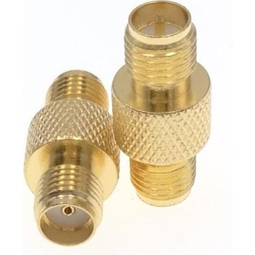 50pcs RP-SMA Female To SMA Female RF Connecotr Adapter