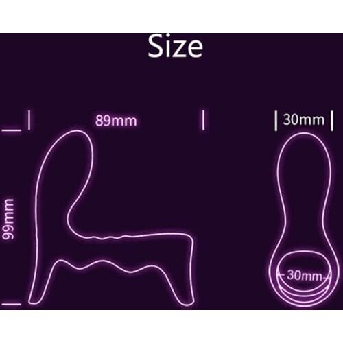 68UD 10 Frequency Vibrator Dildo Ring Stimulation Massager Adult Sex Toy for Men