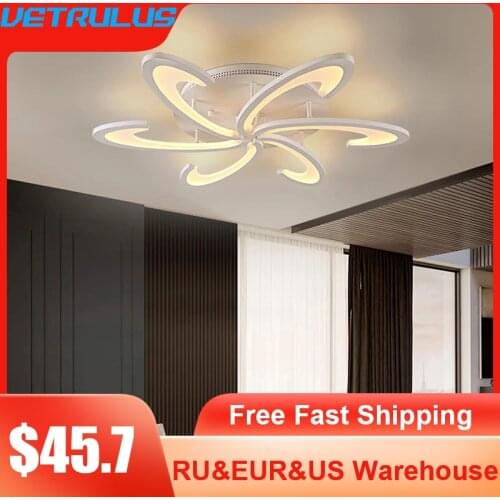 Acrylic Led Ceiling Lamp Modern Chandelier Nordic Indoor Lighting Fixtures Living Room Decoration Bedroom Dining Ceiling Lights