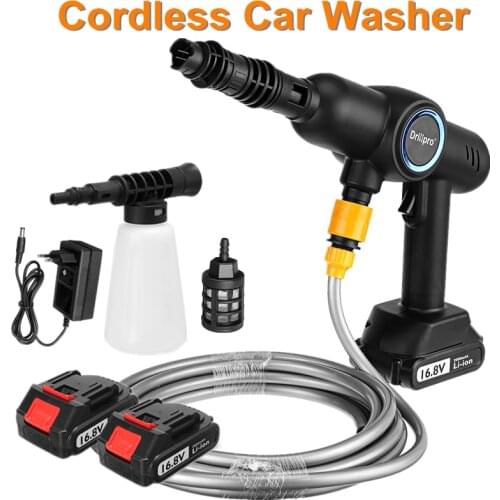 Cordless High Pressure Washer Spray Water Gun Car Wash Pressure Water Nozzle Cleaning Machine Power Tools for Makita 18V Battery