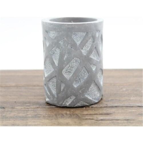 Cylindrical Birds Nest flower pots Silicone mold 3d vase planter mold muti-meat pot mould handmade moulds