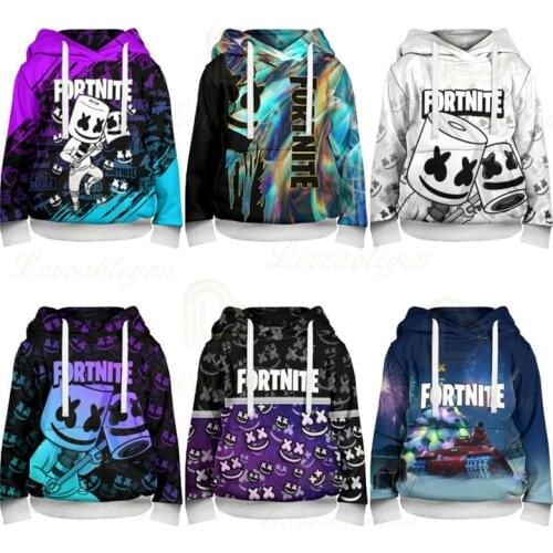 Women and Men Fortnite Kids Hoodie Victory Hero Childrens Wear Battle Royale 3d Swearshirt Boys Girls Tops Hoodies Baby Clothes