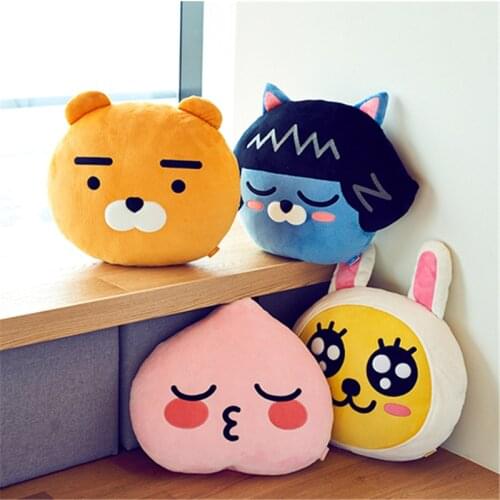 Kawaii APEACH RYAN MUZI TUBE plush stuffed pillow anime decoration sofa cushion for girlfriend holiday exquisite gift