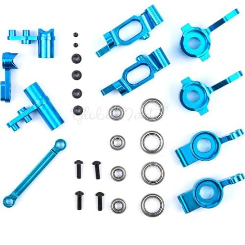 HSP 1/10 Aluminum alloy Steering combination Upgrade kit 102010 102011 102012 102068 Ball Bearing For 94123 94111 94107 94170