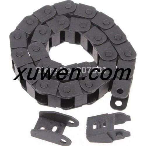 Connectors for CNC Router Machine Tools Cable drag chain wire carrier 10*15mm R28 1000mm (40")