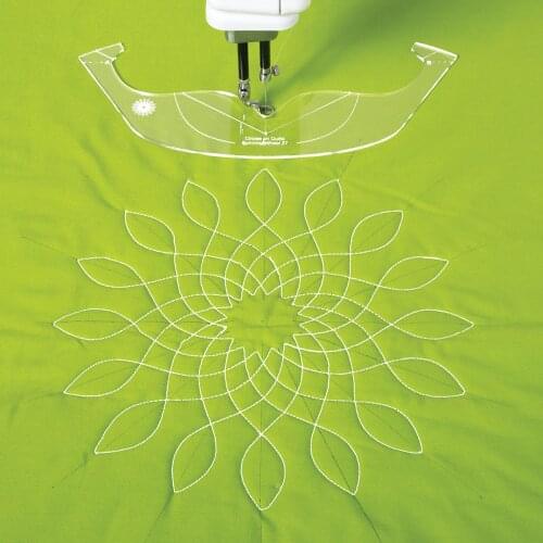 Circles on Quilts Spinning Wheels 27 Template Expansion Pack ruler for sewing machine # SW-27