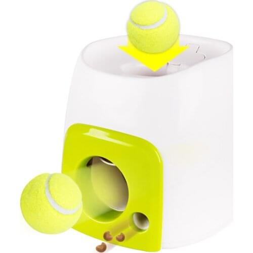 Legendog Cute Pet Dog Tennis Reward Machine Toy Interactive Pet Ball Launcher Toy IQ Training Dog Toy For Indoors Or Outdoors