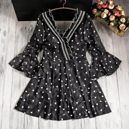 2021 New Women Black One Piece Swimwear Sexy V-Neck Bathing Suit Swimming Beachwear Summer Ladies Swim Beach Dress Swimsuit