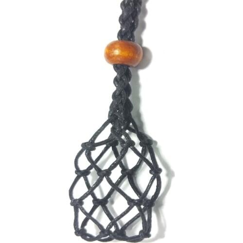 Necklace Cord Empty Stone Holder Replacement Necklace Rope With Adjustable Length Making For Stone DIY Bracelet Necklace Jewelry