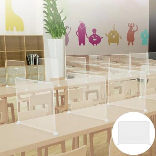 Divider Screen Partition Screen Transparent RemovableSafety Protection Resin Table Clear Board for Kids