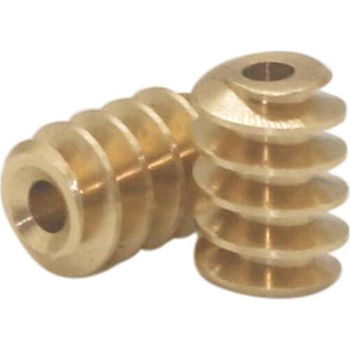 JGY370 self-locking worm gear motor parts 0.5M worm copper worm self-locking slow motor worm