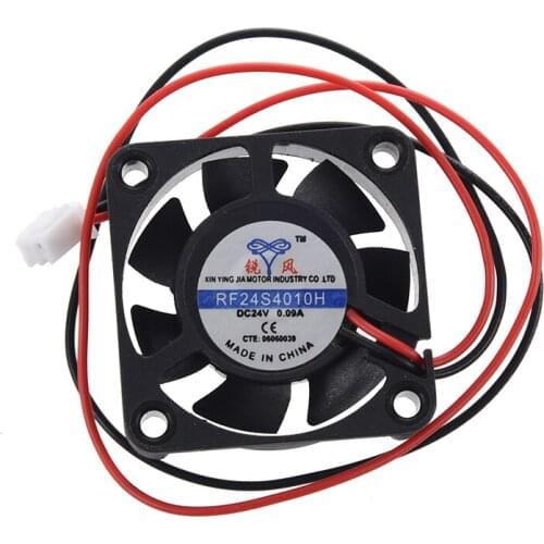 SODIAL(R) DC 24V 40 x 40 x 10mm 4010 7 Blade Brushless Cooling Fan