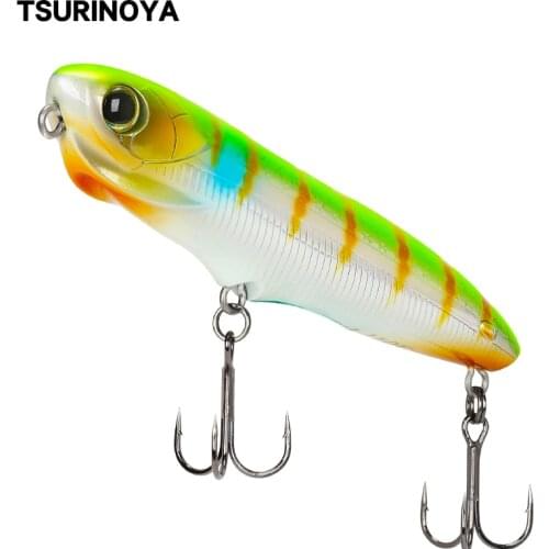 TSURINOYA DW91 Pencil Baits 110mm 18.8g Long Casting Topwater Pike Bass Snakehead High Quality Floating Fishing Lure Wobblers