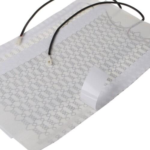 NEW 1 Seat 12V Universal Carbon Fiber High/Low Round Switch Car Heated Seat Pads