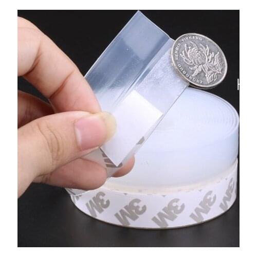 25mm 3 5 10 m width door window bottom self adhesive silicone rubber seal strip weatherstrip burlete puertas y ventana