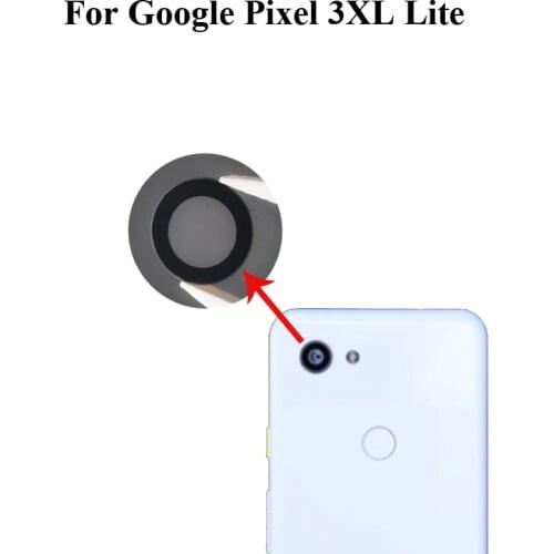 High quality For Google Pixel 3XL Lite 3 XL lite Back Rear Camera Glass Lens Repairment Repair parts test good Pixel3XL Lite
