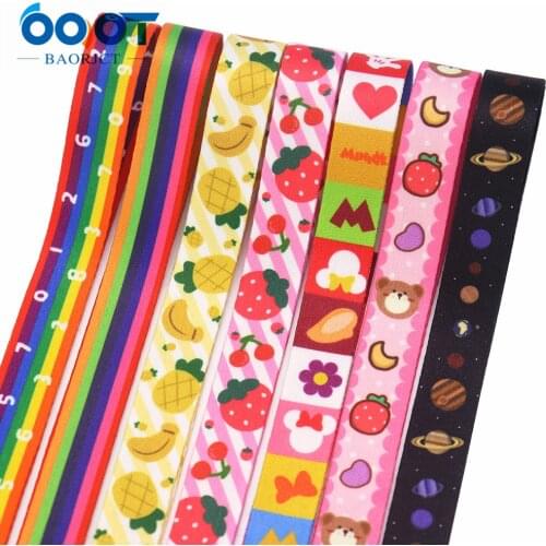 5/8 Inch Double-Sided Fruit Series Thicken Ribbon 10 Yards 21704-2 DIY Dog Collar Leash Mobile Phone Chain Kettle Webbing