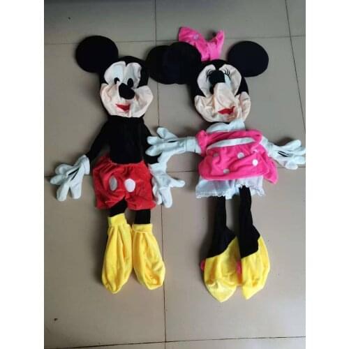 80cm 100cm, 120cm Huge Mickey Mouse Minnie Mouse Unstuffed Doll Skins Hollow No Filling DIY Toy Semi-finished Product