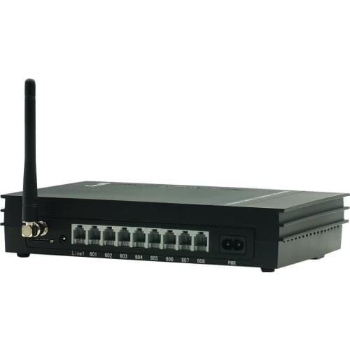 Wireless telephone exchange MS108-GSM 1 CO line 8 extensions with 1 SIM card GSM PBX