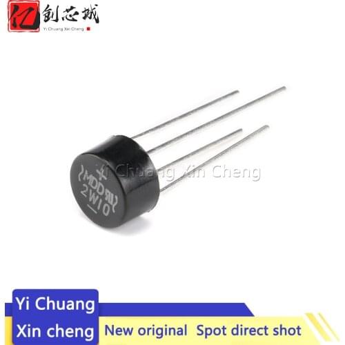 10PCS New 2W10 2A 1000V diode bridge rectifier 2w10