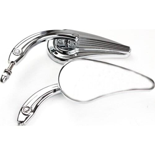 Chrome Mirror For Fits 1982-Later for Harley Davidson (excepte VRSCF,and XL1200X)