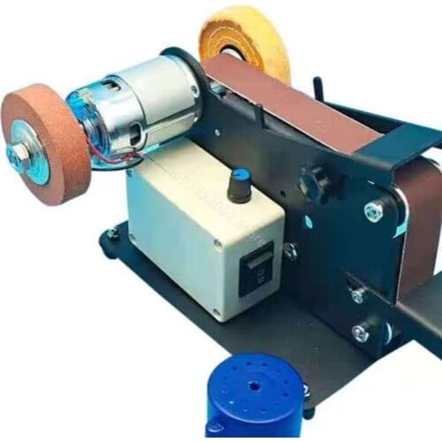 DC Mini Abrasive Belt Polishing Electric 895 Grinding Machine Sharpening Machine DIY Desktop Sanding Machine sharpener electric