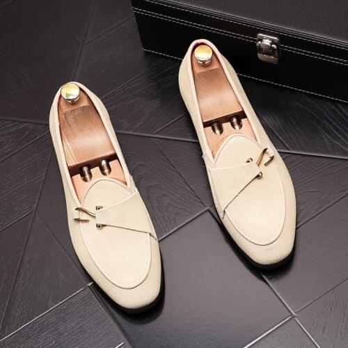 Mens Loafers 2021 Summer Autumn Fashion Shoes Men Comfortable Boat Shoes Man Brand Suede Leather Men Casual Shoes Men