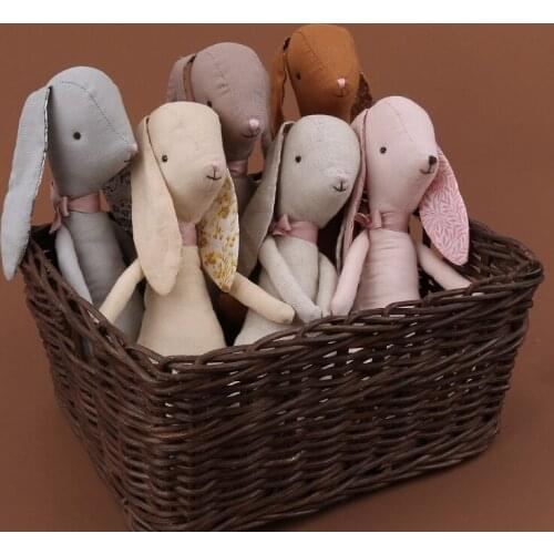 Baby Rabbit Stuffed Dolls Newborn Sleeping Plush Toy Appease Toy Infant Soft Educational Toy Baby Photo Prop Gift Easter Gift Ho