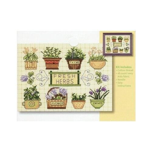 6-WY Top Quality Lovely Counted Cross Stitch Kit counted embroidery cross stitchDIM 73497 Fresh herb