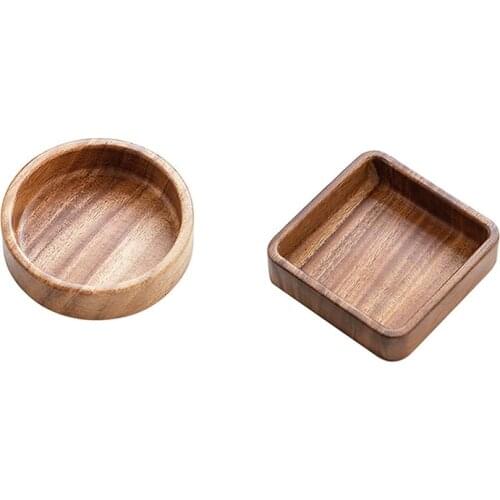 Serving Tray Tableware Wood Household Fruit Dishes Tea Food Small Tray Creative Tableware Set Trays for Party